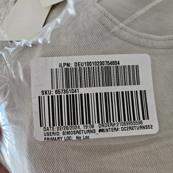 Abercrombie ultra high rise 90s straight jean new in bag - Picture 2 of 4